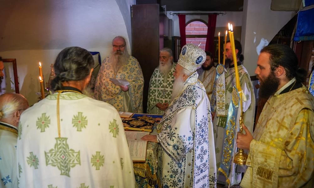 Ενθρόνιση του Καθηγουμένου της Ιεράς Μονής Παναγίας Καλλίπετρας